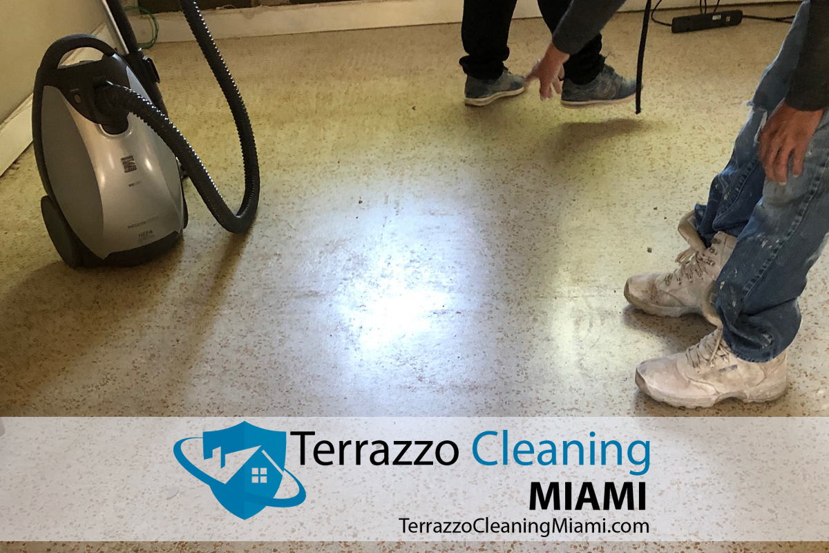 Terrazzo Care Restore Process Miami