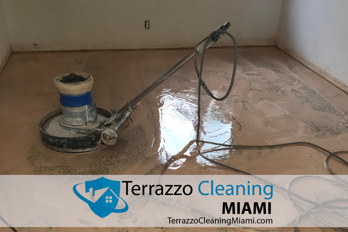 Terrazzo Cleaning Process Miami