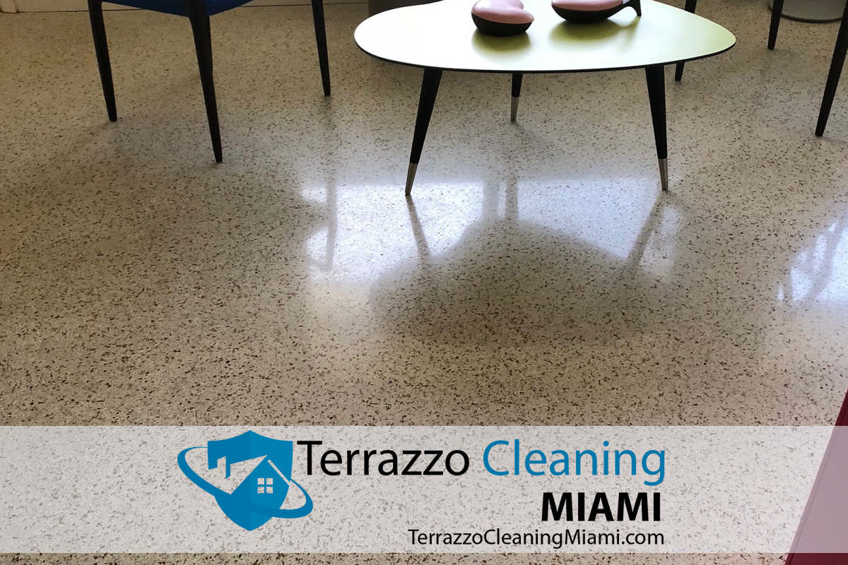 Terrazzo Floor Polishing Process Miami