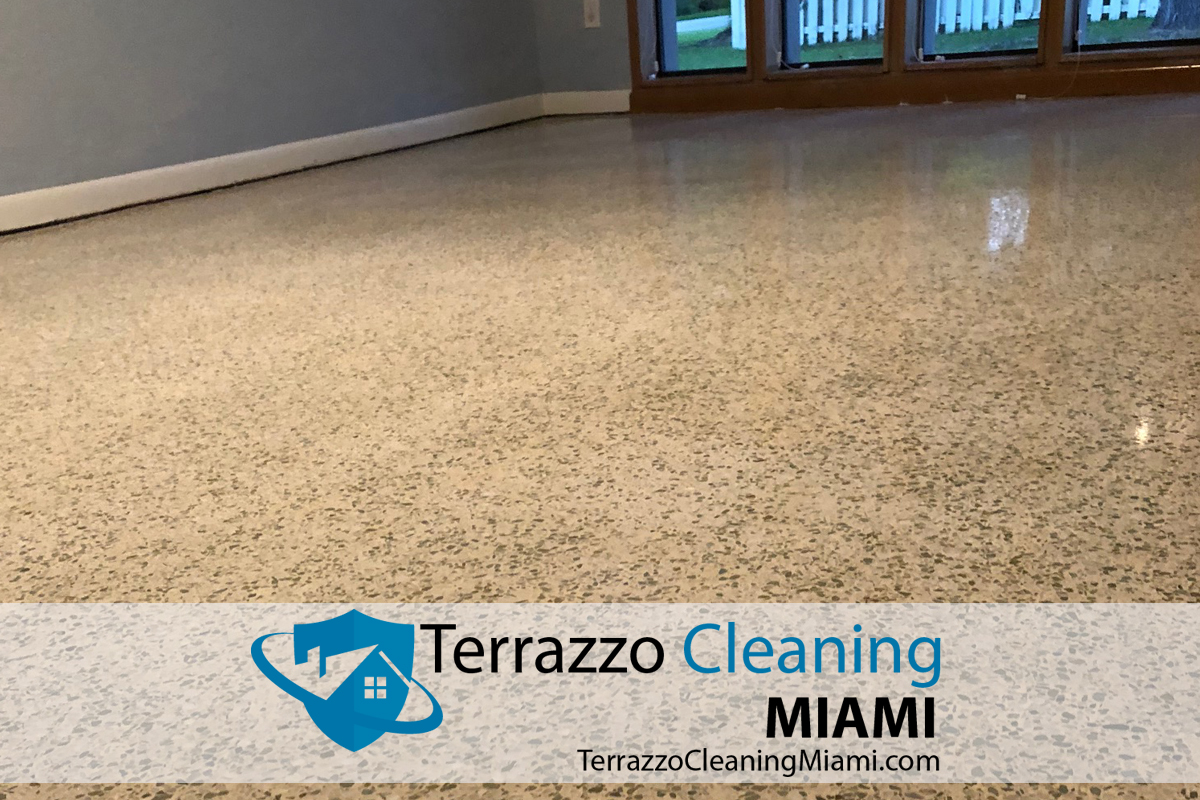 Terrazzo Floor Restoration Process Miami