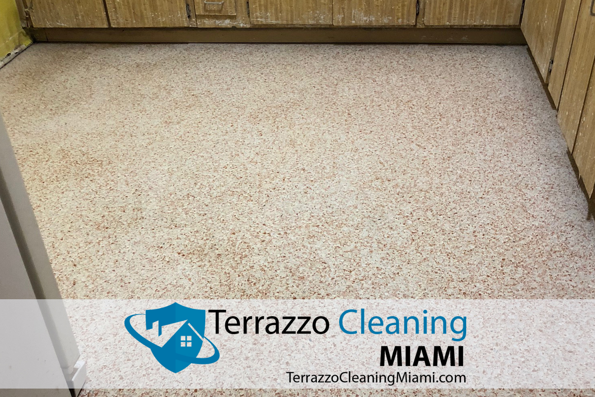 Terrazzo Floor Restore Process Miami