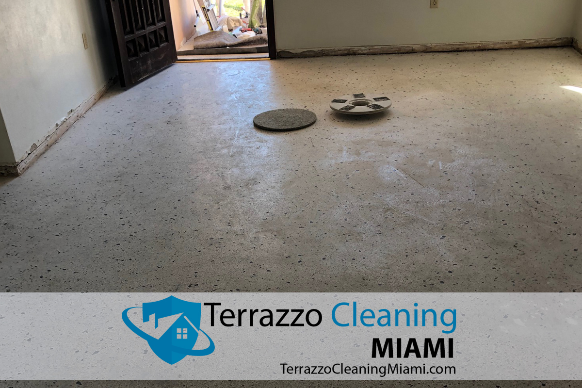 Terrazzo Restoring Process Miami