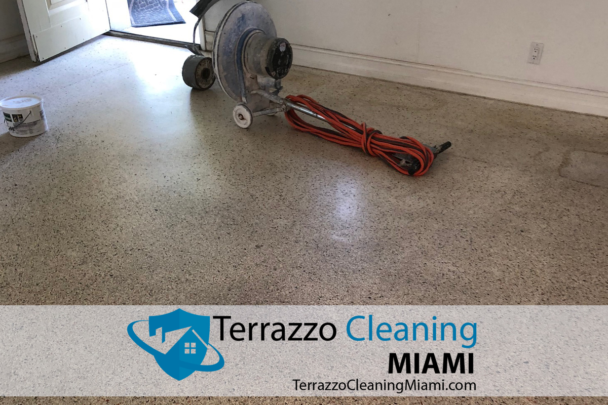 Terrazzo Restoring Process Miami