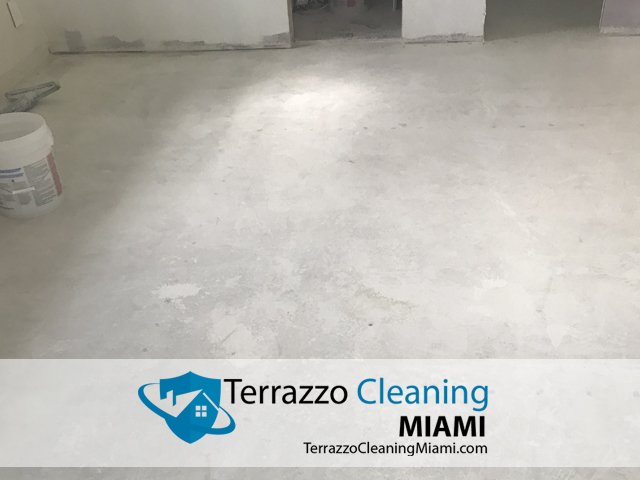 Terrazzo Floor Removing Process Miami