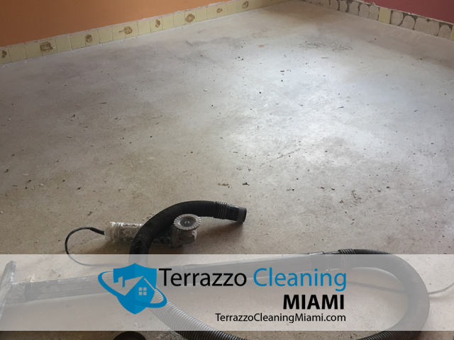 Terrazzo Cleaning Process Miami